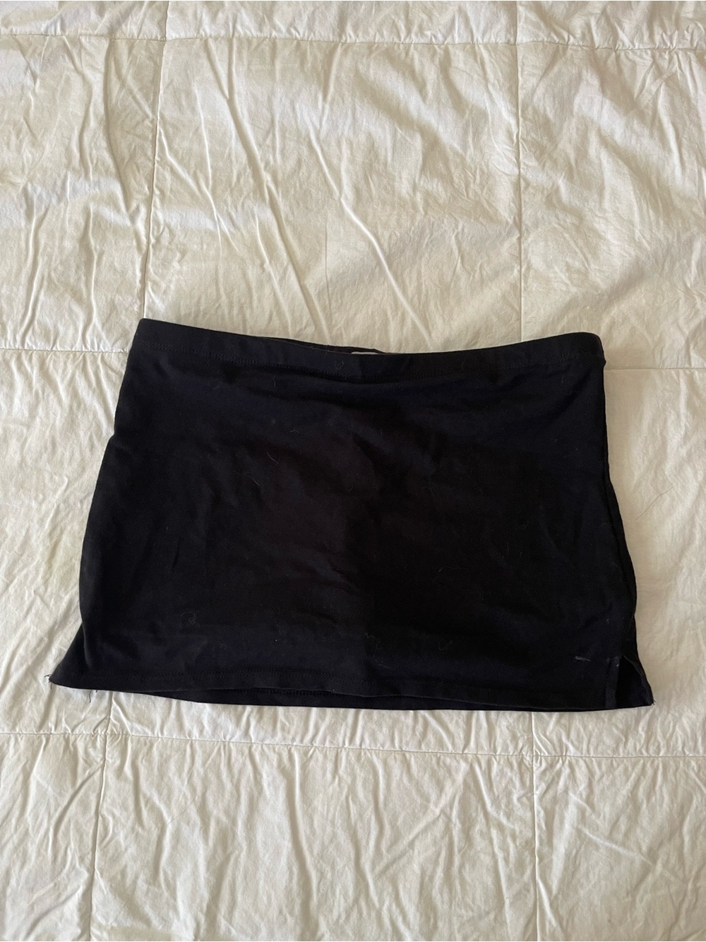 Tilly's Black Cotton Mini Skirt
